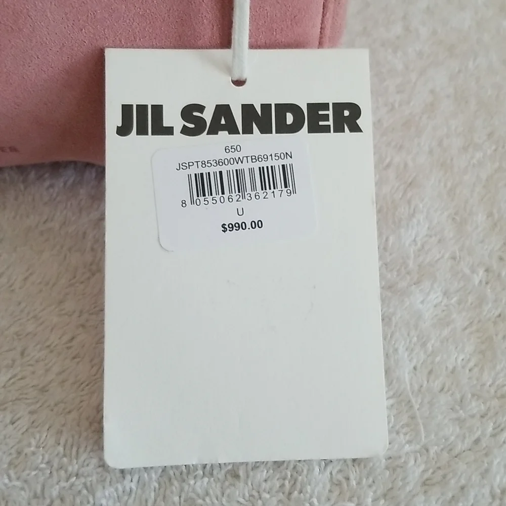 New Jil Sander Dome Medium Suede Crossbody Bag. - Picture 13 of 15